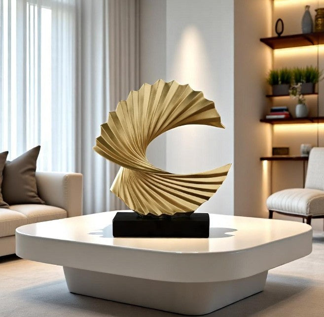 Abstract Resin Statue