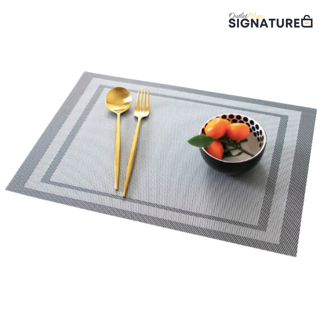 Jogo Americano Luxo em PVC - 4/6 Peças Mup-0065-OutletMup-OutletMup