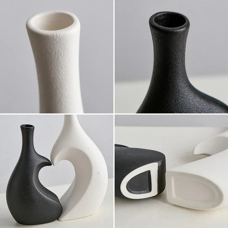 Vaso Oco em Forma de Coração Elegance-0198-OutletMup-OutletMup