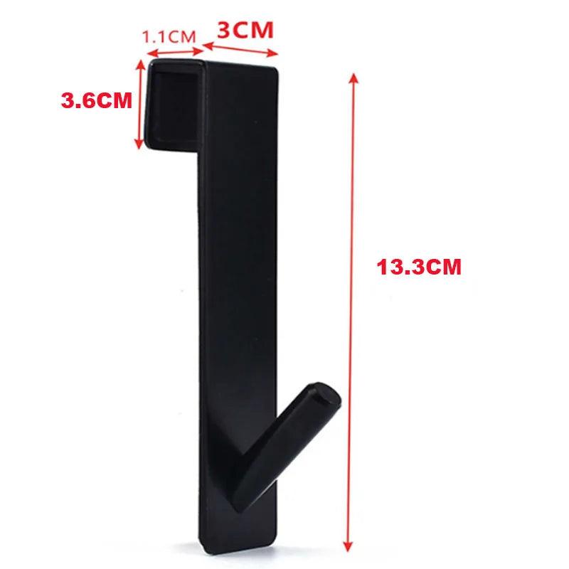 Gancho de Aço Inoxidável para Porta de Vidro ou Chuveiro Mup-0055-OutletMup-Preto-OutletMup