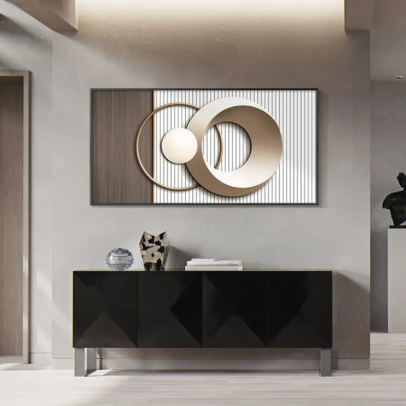 Abstract Crystal Painting