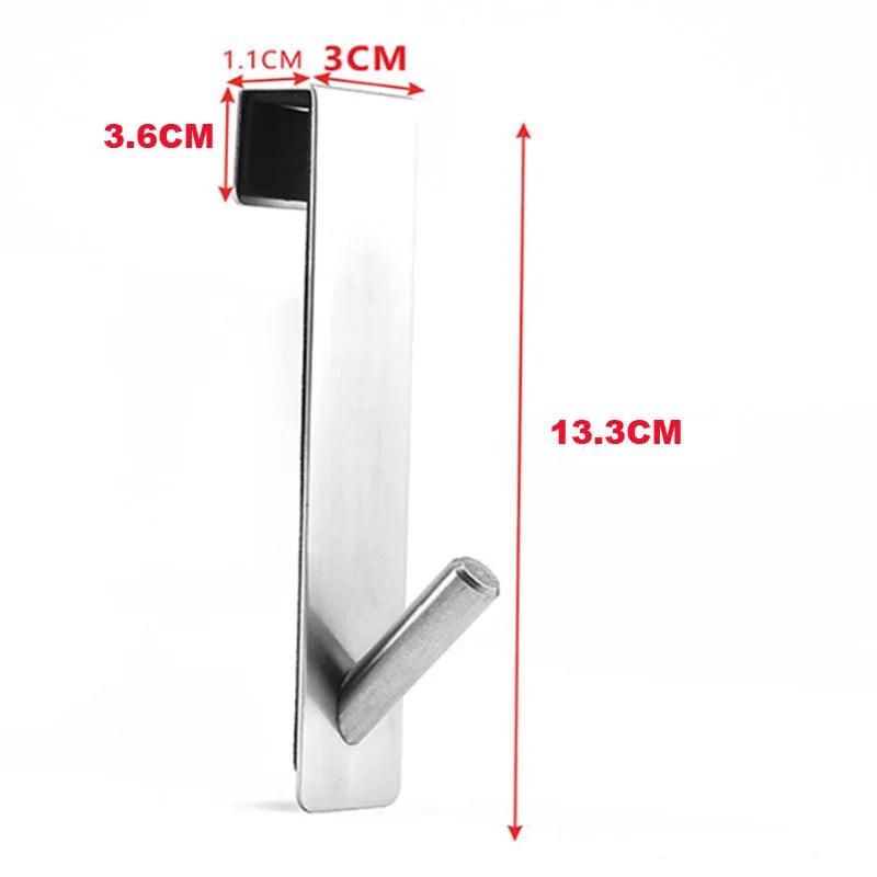 Gancho de Aço Inoxidável para Porta de Vidro ou Chuveiro Mup-0055-OutletMup-Prata-OutletMup