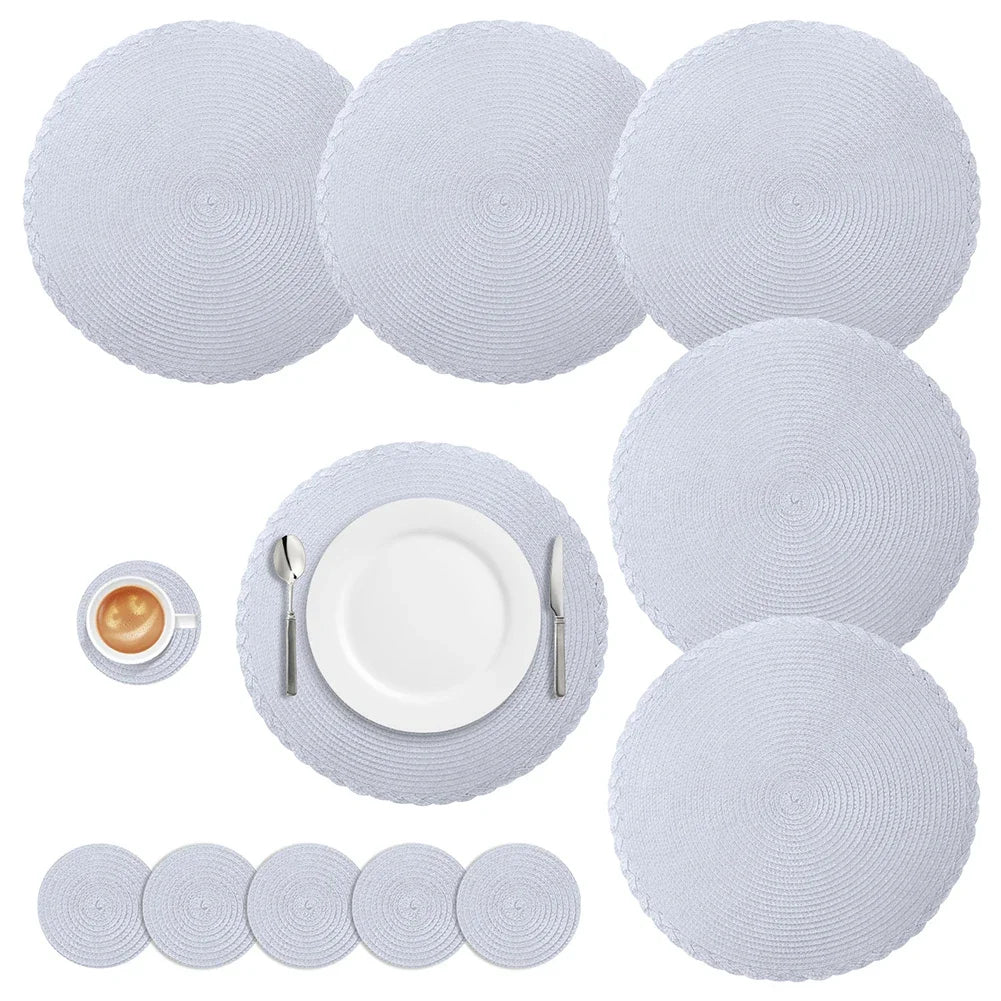 Conjunto Jogo Americano Trançado Signature-0192-OutletMup-OutletMup