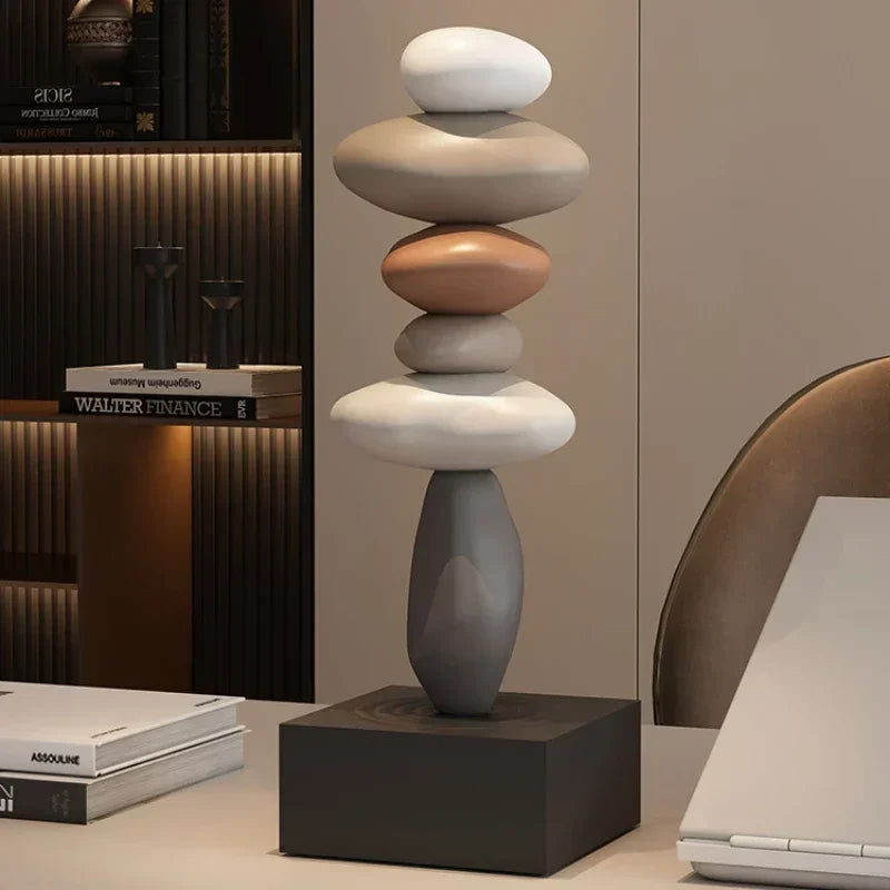 Escultura Decorativa de Pedra Elegance-0170-OutletMup-OutletMup