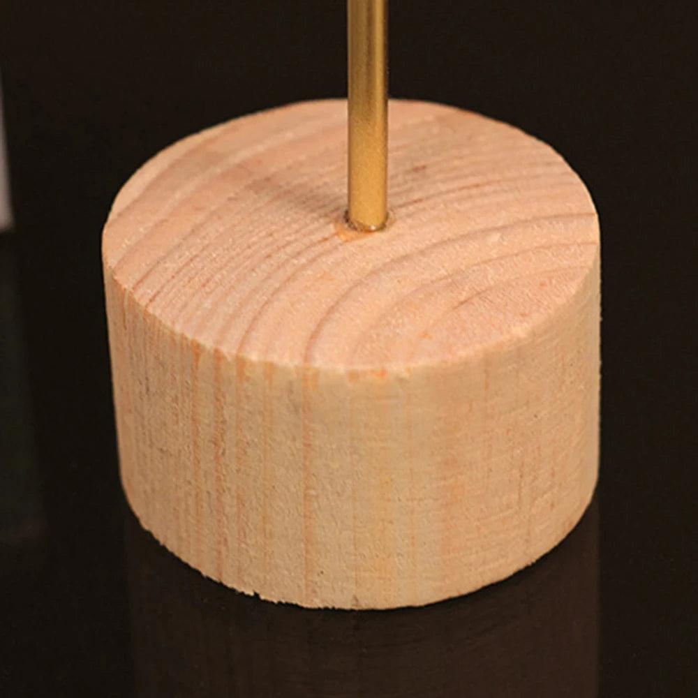 Escultura de Folha de Ginkgo em Ouro Nórdico para Decoração Elegante Mup-0043-OutletMup-OutletMup