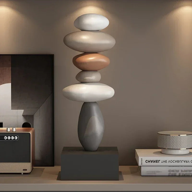 Escultura Decorativa de Pedra Elegance-0170-OutletMup-OutletMup