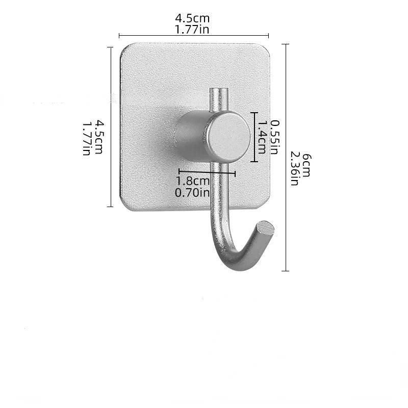 Gancho de Parede Adesivo para Toalhas, Roupas e Acessórios Mup-0056-OutletMup-D-OutletMup
