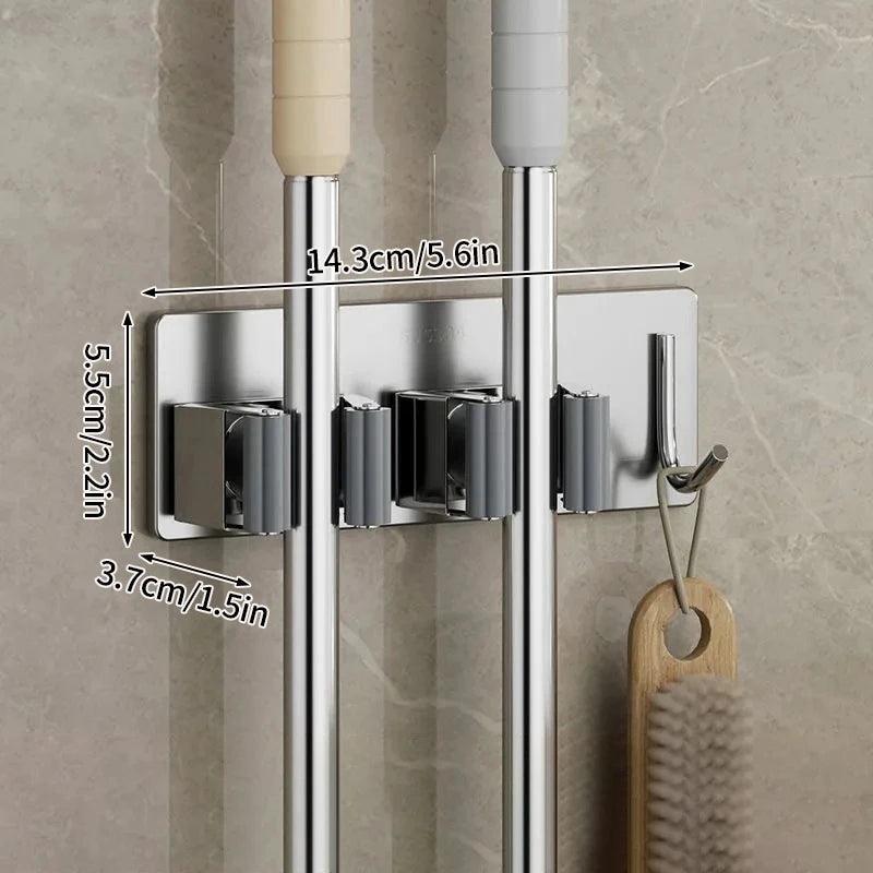 Gancho Multiuso Adesivo para Parede em Aço Inoxidável Mup-0057-OutletMup-Prata-OutletMup