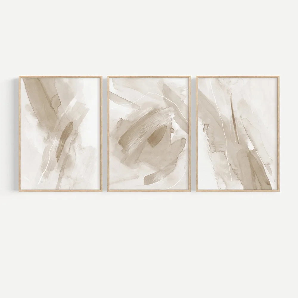 Abstract Paintings Neutral Tones