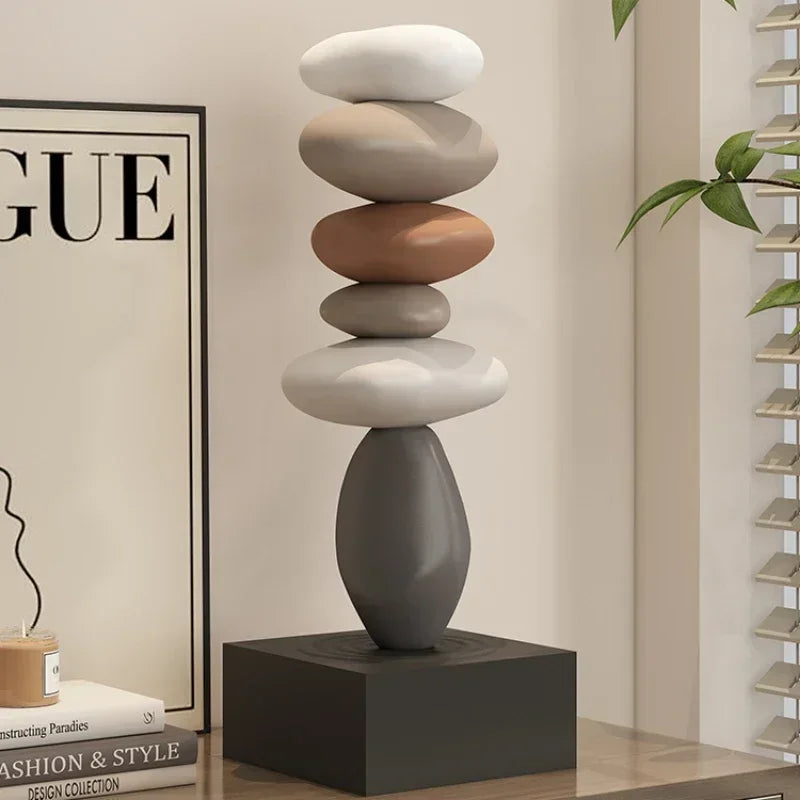 Escultura Decorativa de Pedra Elegance-0170-OutletMup-OutletMup