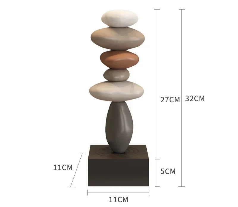 Escultura Decorativa de Pedra Elegance-0170-OutletMup-A-OutletMup