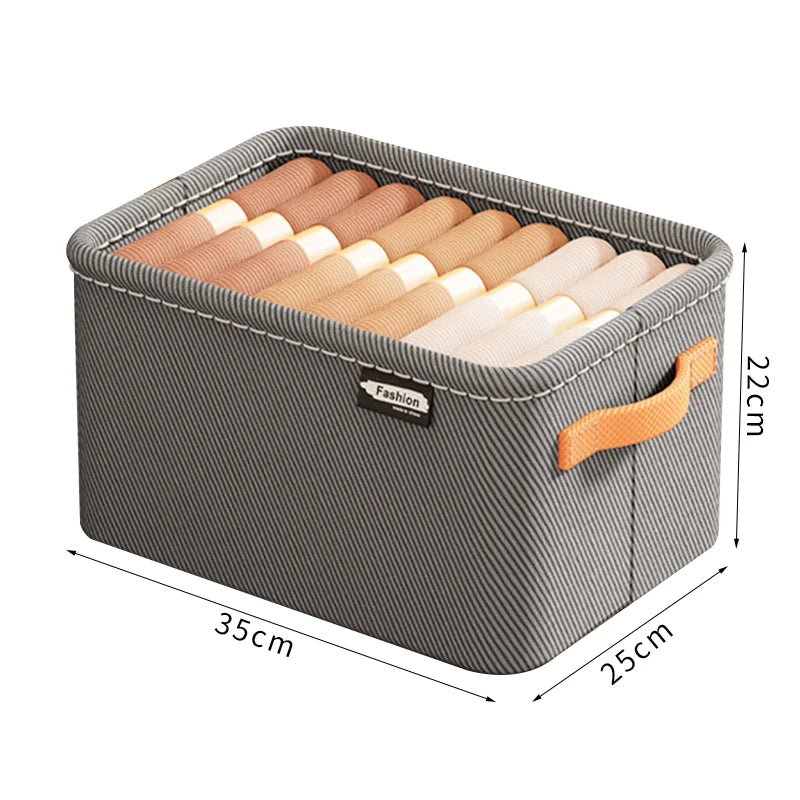 Organizador de Roupas Dobrável Mup-0108-OutletMup-Cinza-3 Unidades-OutletMup