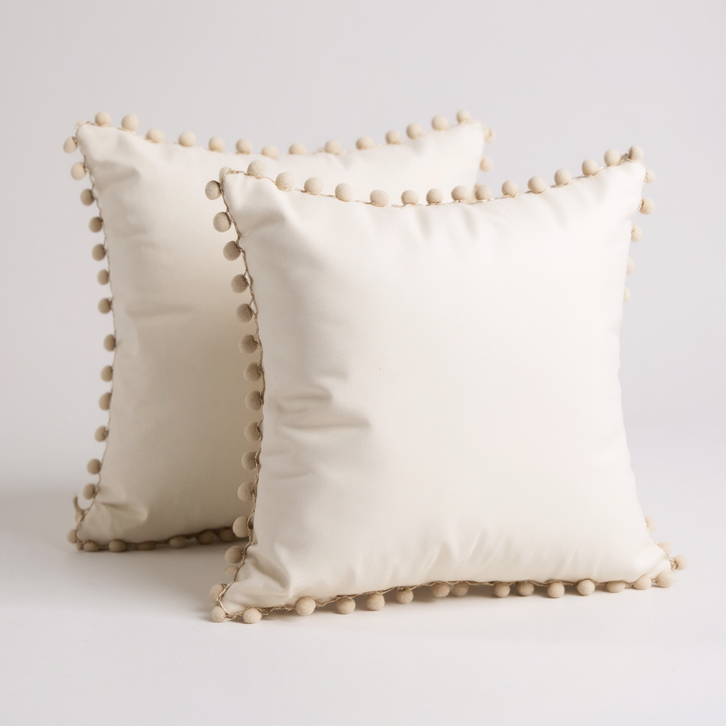 Embroidered Velvet Cushion Cover