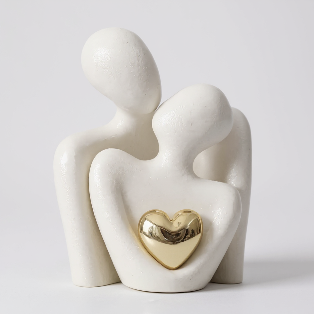 Ceramic Statue of a Mup Couple 