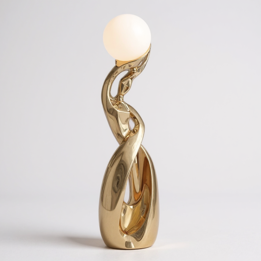 Luminous Decorative Resin Sculpture