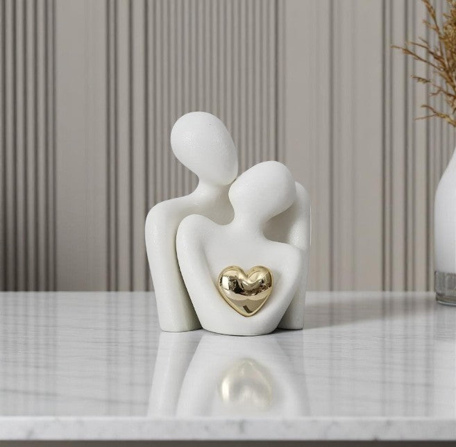 Ceramic Statue of a Mup Couple 