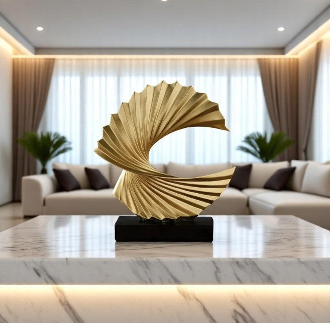 Abstract Resin Statue