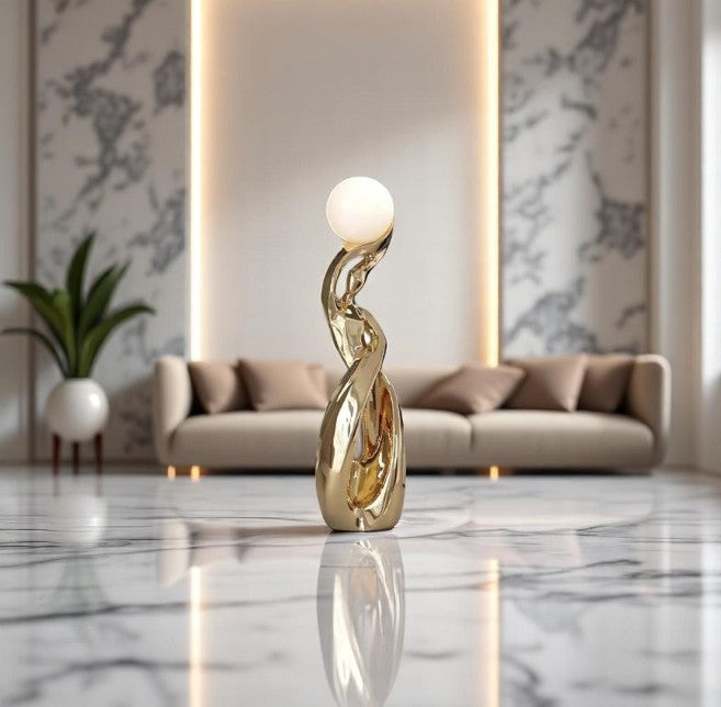 Luminous Decorative Resin Sculpture