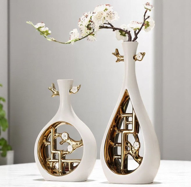 Oriental Ceramic Flower Vase