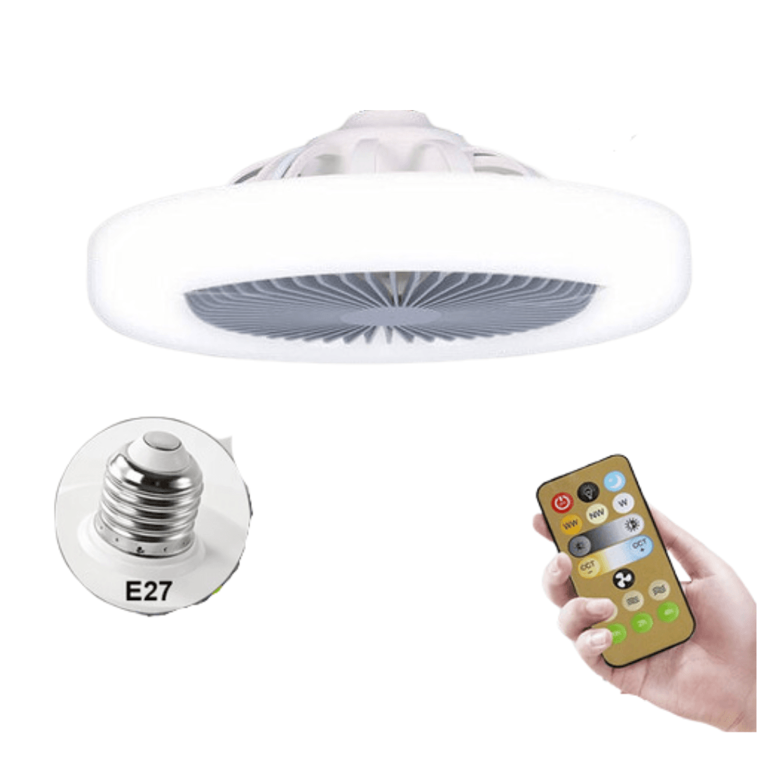 Ventilador De Teto Com Lampada LED Integrada Com Controle Mup-0159-OutletMup-OutletMup