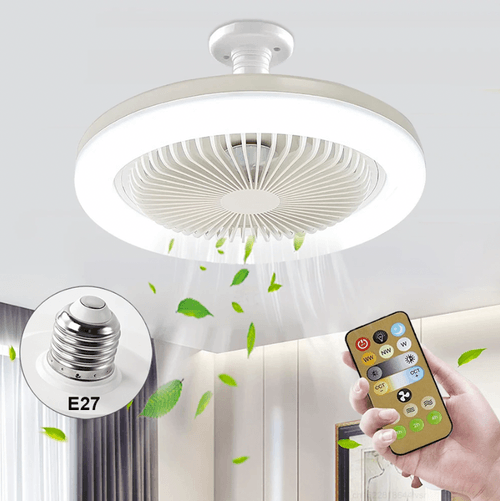 Ventilador De Teto Com Lampada LED Integrada Com Controle Mup-0159-OutletMup-OutletMup