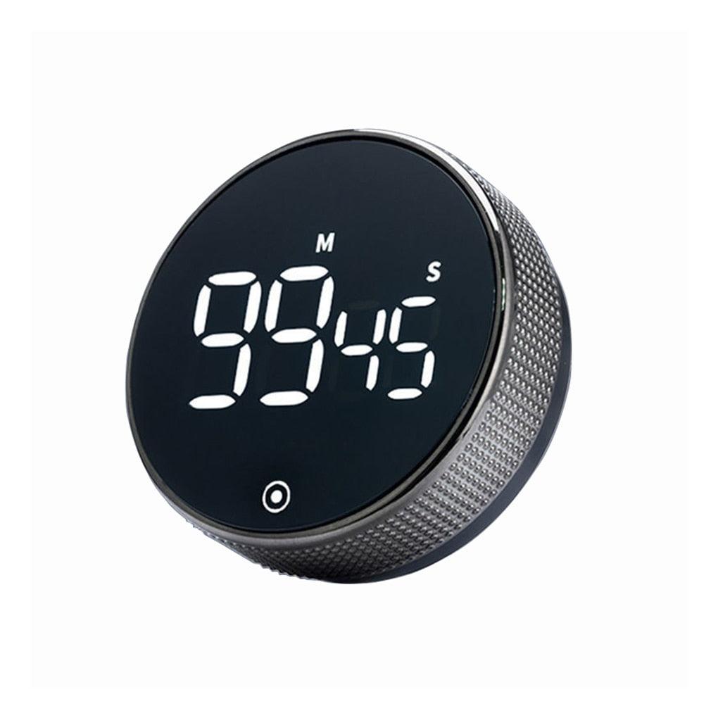 Timer Digital HD LED para Estudos, Meditação e Fitness com Alarme Mup-0156-Outlet Mup-Preto-OutletMup