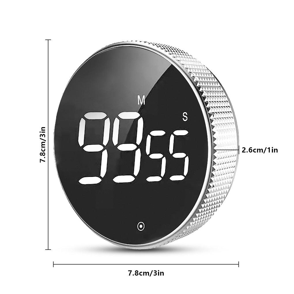 Timer Digital HD LED para Estudos, Meditação e Fitness com Alarme Mup-0156-Outlet Mup-OutletMup